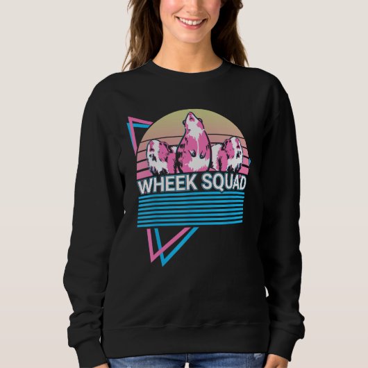 Guinea Pig Retro Wheek Squad Sweatshirt (Vorderseite)