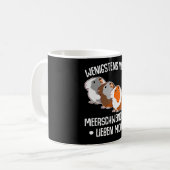 Guinea Pig Saying Joke Guinea Pig Kaffeetasse (Vorderseite Links)