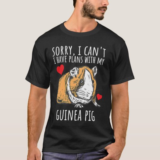 Guinea pig saying owner T-Shirt (Vorderseite)