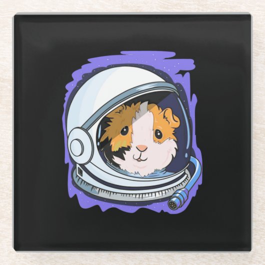 Guinea Pig Science Glasuntersetzer (Vorderseite)