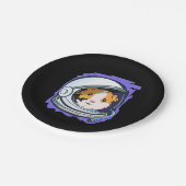 Guinea Pig Science Pappteller (Schrägansicht)