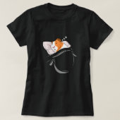 Guinea Pig Sleeping Cavy Nap Pjs Outfit Gift Guine T-Shirt (Design vorne)