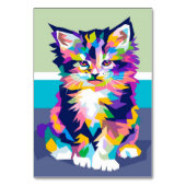 Guinea Pig Sleeping Cute Animals Pet Owner Gift Tischnummer (Rückseite)