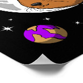 Guinea Pig Space Astronauten Poster (Ecke)