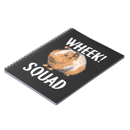 Guinea Pig Squad Funny Wheane Tier Notizblock (Linke Seite)