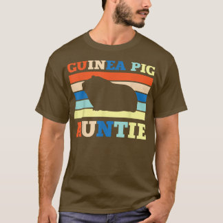 Guinea Pig Tante Retro Vintage Kleidung - Neuheit T-Shirt