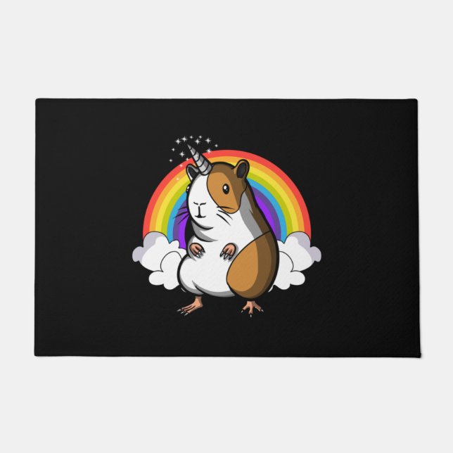 Guinea Pig Unicorn Fußmatte (Vorderseite)