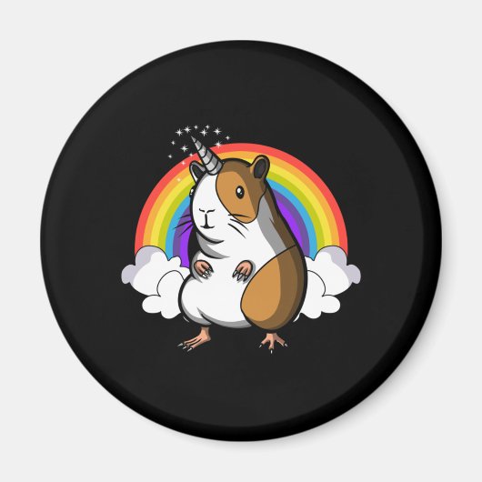 Guinea Pig Unicorn Magnet (Vorne)
