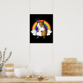 Guinea Pig Unicorn Poster (Küche)