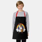 Guinea Pig Unicorn Schürze (Getragen)