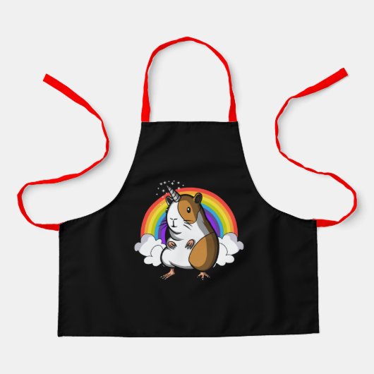 Guinea Pig Unicorn Schürze (Vorderseite)