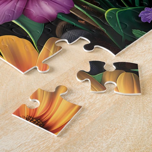 Guinea Pig unter dynamischen Blume Puzzle (Seite)