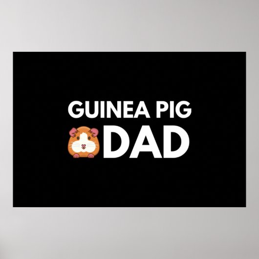 Guinea Pig Vater Poster (Vorne)