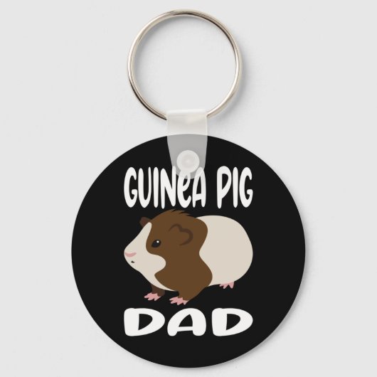 Guinea Pig Vater Schlüsselanhänger (Vorderseite)