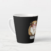 Guinea Pig Video Game Wildlife Animal Gift Milchtasse (Linke Ecke)