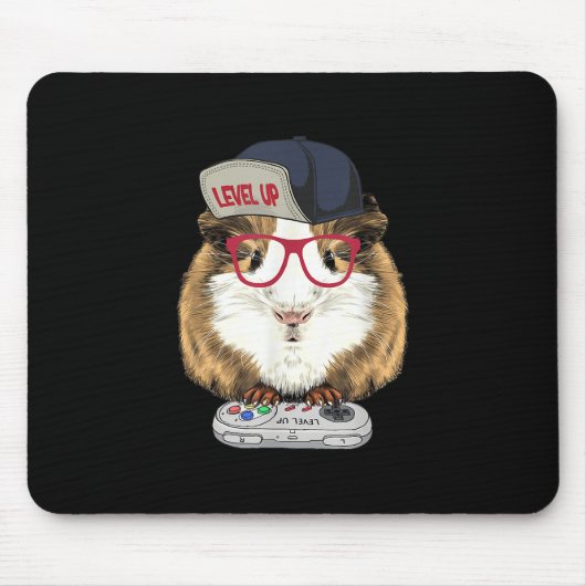 Guinea Pig Video Game Wildlife Animal Mousepad (Vorne)