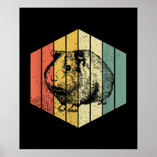 Guinea Pig   VINTAGE GUINEA Poster