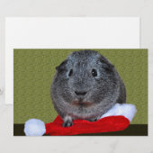 Guinea Pig Weihnachten Briefpapier (Vorne/Hinten)