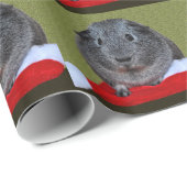 Guinea Pig Weihnachten Geschenkpapier (Rolleneckpunkt)