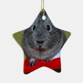 Guinea Pig Weihnachten Keramik Ornament (Rechts)