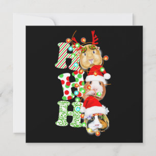 Guinea Pig Weihnachten Mitteilungskarte