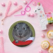 Guinea Pig Weihnachten Pappteller (Party)