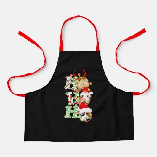 Guinea Pig Weihnachten Schürze (Vorderseite)