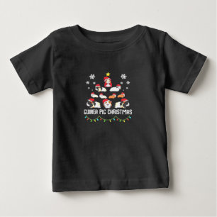 Guinea Pig Weihnachtsbaum Funny Guinea Pig Lover Baby T-shirt