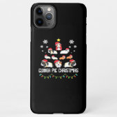 Guinea Pig Weihnachtsbaum | Funny Guinea Pig Lover iPhone Hülle (Rückseite)