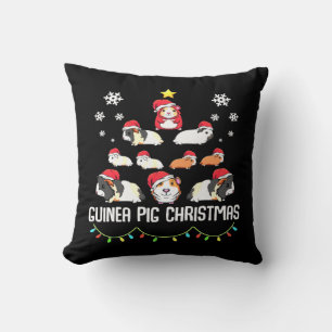 Guinea Pig Weihnachtsbaum Funny Guinea Pig Lover Kissen