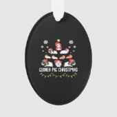 Guinea Pig Weihnachtsbaum | Funny Guinea Pig Lover Ornament (Vorderseite)