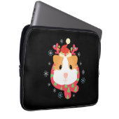 Guinea Pig Weihnachtsmann Laptopschutzhülle (Vorne Rechts)