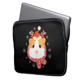 Guinea Pig Weihnachtsmann Laptopschutzhülle (Vorderseite Links)