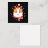 Guinea Pig Weihnachtsmann Mitteilungskarte (Vorne/Hinten)