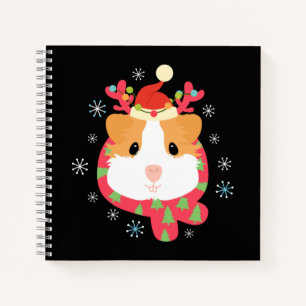 Guinea Pig Weihnachtsmann Notizblock