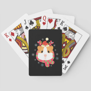 Guinea Pig Weihnachtsmann Spielkarten