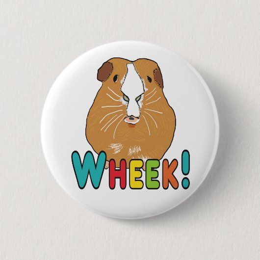 Guinea Pig Wheek Button (Vorderseite)