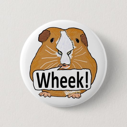 Guinea Pig Wheek Button (Vorderseite)
