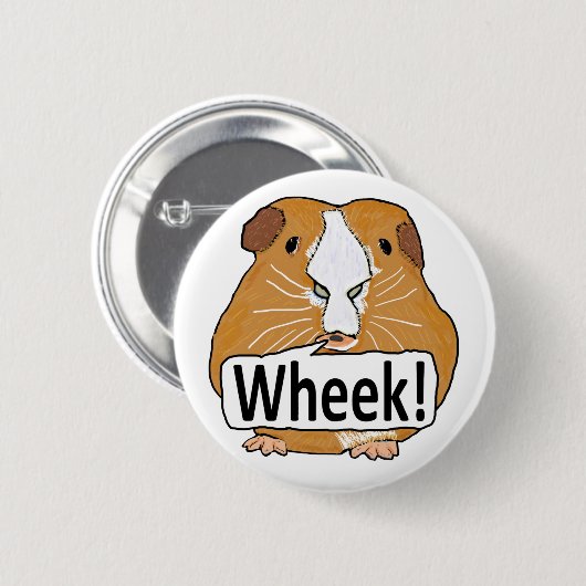 Guinea Pig Wheek Button (Vorne & Hinten)