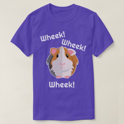 Guinea Pig Wheek Geschenk- Guinea Schweine Geburts T-Shirt (Design vorne)
