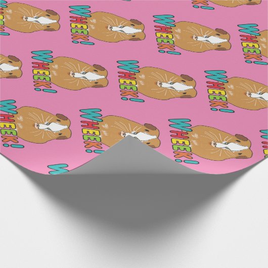 Guinea Pig Wheek Geschenkpapier (Ecke)