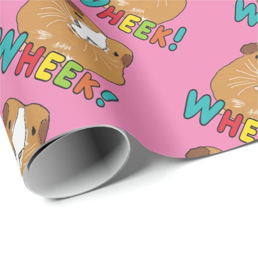 Guinea Pig Wheek Geschenkpapier (Rolleneckpunkt)