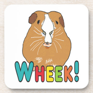 Guinea Pig Wheek Getränkeuntersetzer