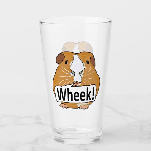 Guinea Pig Wheek Glas (Vorderseite)