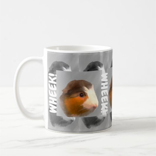Guinea Pig Wheek Kaffeetasse (Links)