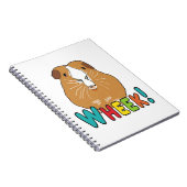Guinea Pig Wheek Notizblock (Rechte Seite)