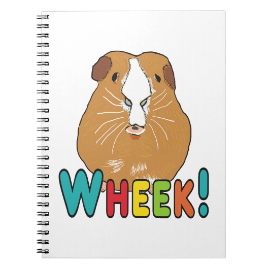 Guinea Pig Wheek Notizblock (Vorderseite)