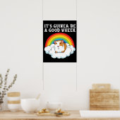 Guinea Pig Wheek Poster (Küche)