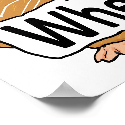 Guinea Pig Wheek Poster (Ecke)