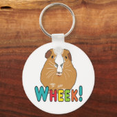 Guinea Pig Wheek Schlüsselanhänger (Vorderseite)